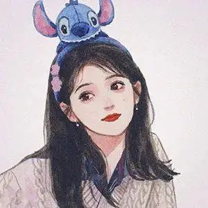 黑长直女生动漫头像