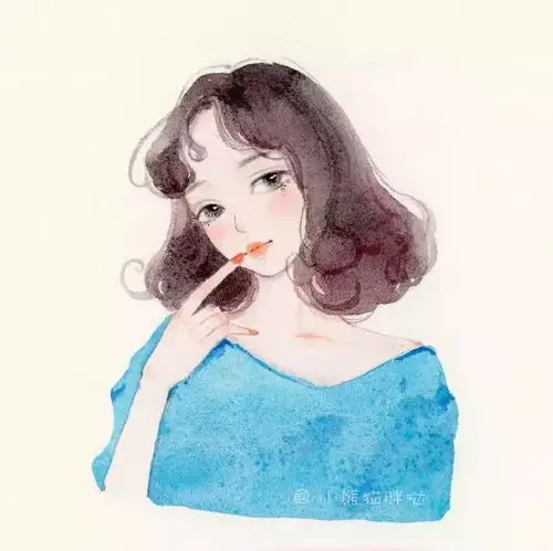 低饱和粉调女生动漫头像趋势